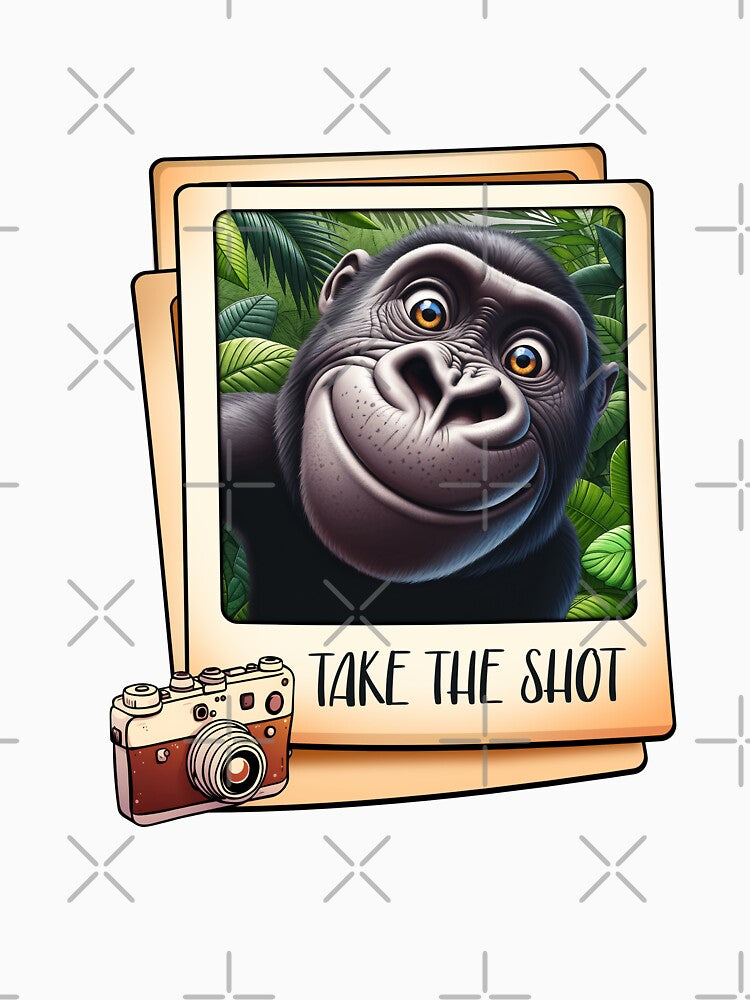 Take the shot - gorilla photograph by roundowl