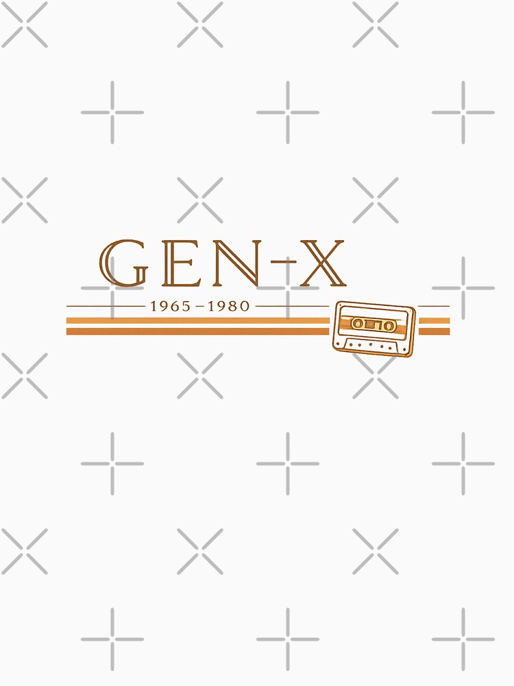 Minimalist Gen-X Vintage Typography Shirt – Elegant Retro Cassette Design (1965–1980) by Bratak
