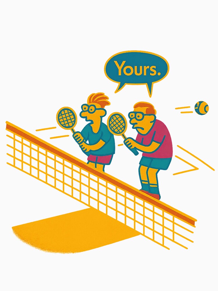 Funny Tennis Design Doubles Partner Friends Tennisplayer by surfingfun