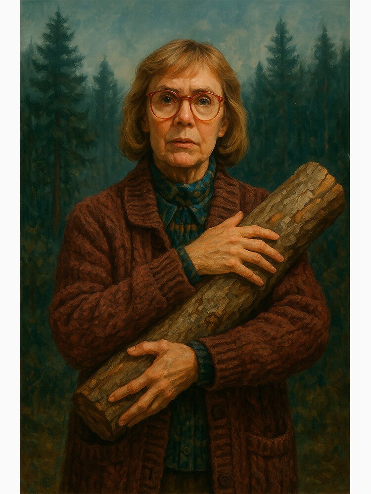 Log Lady Twin Peaks by ArchitecturNest