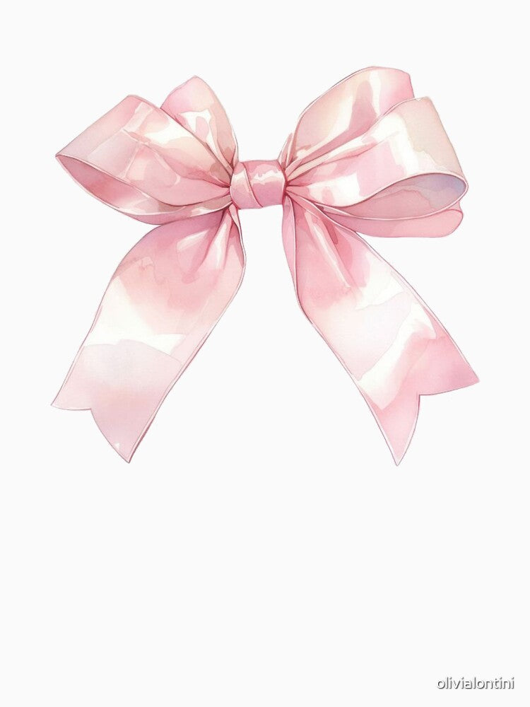 Coquette Aesthetic Pink Bow Sticker by olivialontini