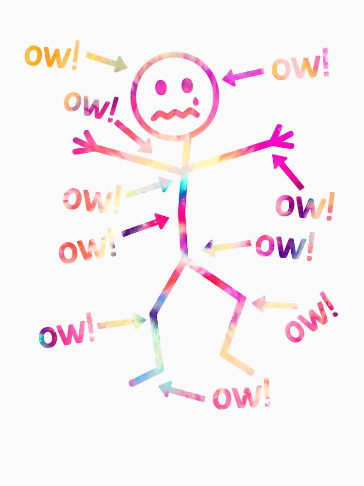 Ow Ow Ow Stick Character Figure Meme by studio-ssaam