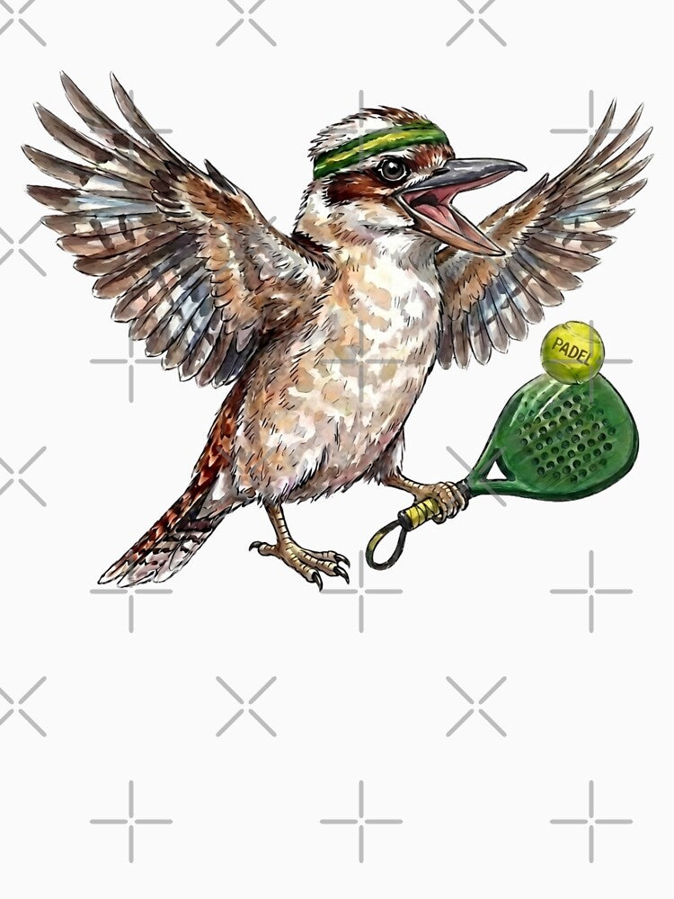 The Kookaburra Padel Smashing Pro - Green & Gold Edition by Wennebabs