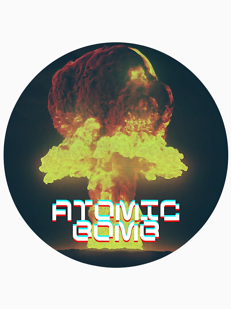 Retro Atomic Bomb Graphic Unisex by MoseniJikasu