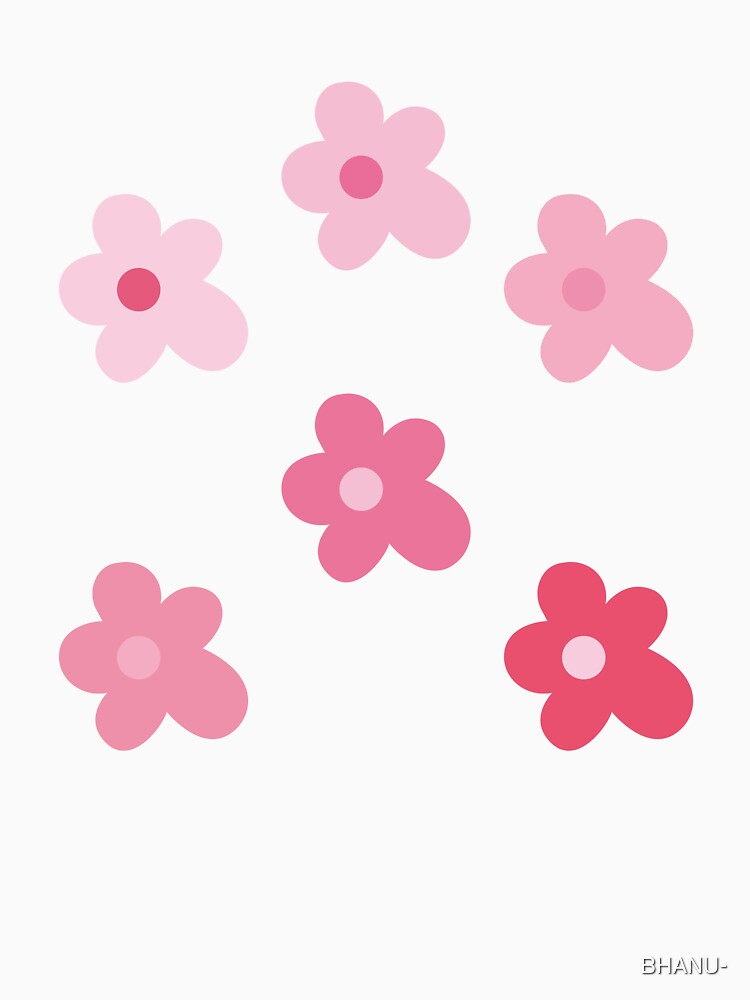 Rose Pink Flowers by Ceylonex Arts