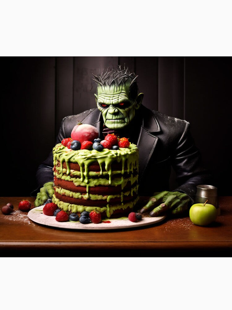 Quand tu fait un gâteau et que le résultat ressemble à un monstre de Frankenstein by Collection de trésors