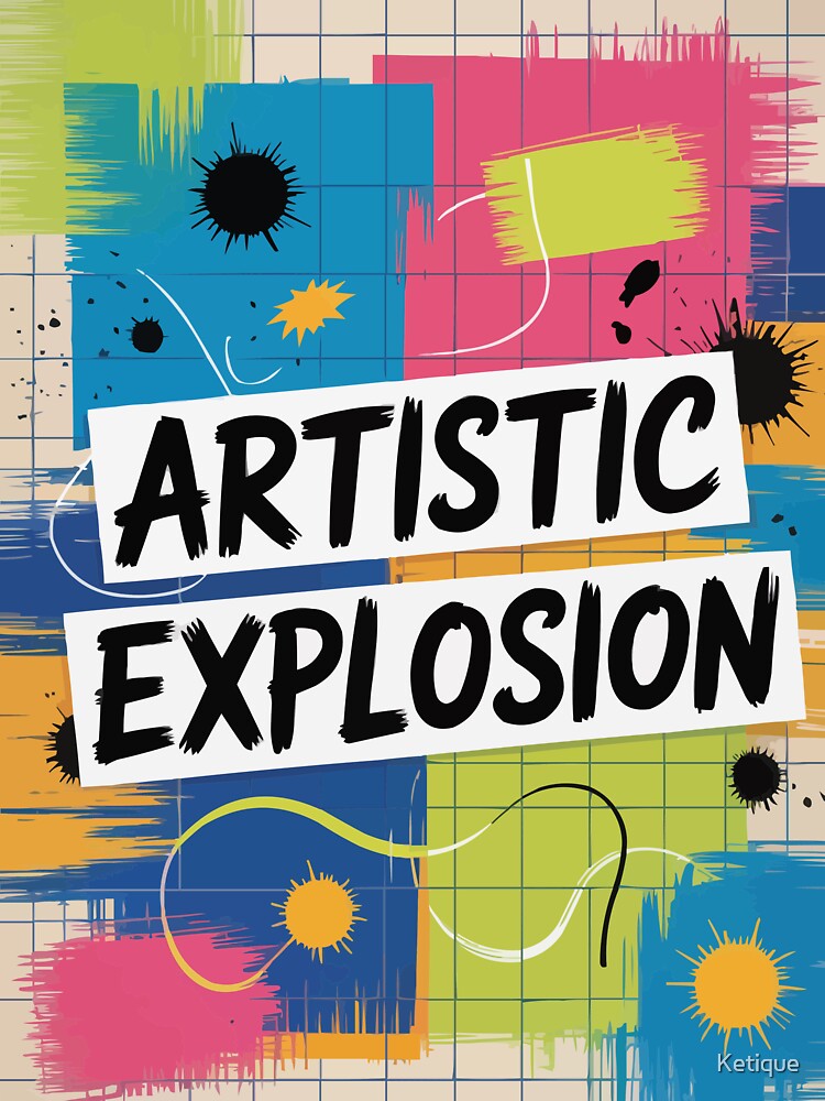 Artistic Explosion and Abstract Art of Color by Ketique