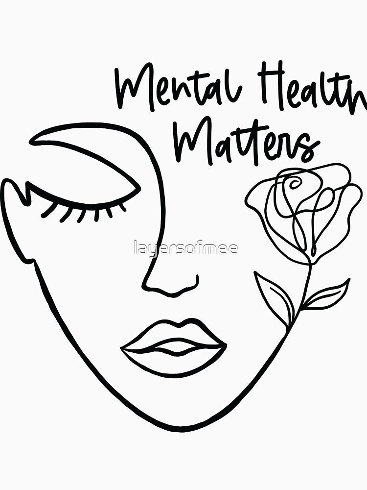 Mental Health Matters - Mental Health Awareness Tshirt by layersofmee