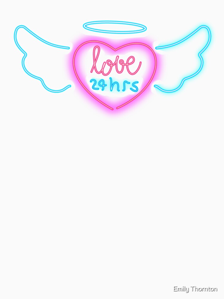 Neon Love Heart by Emily Thornton