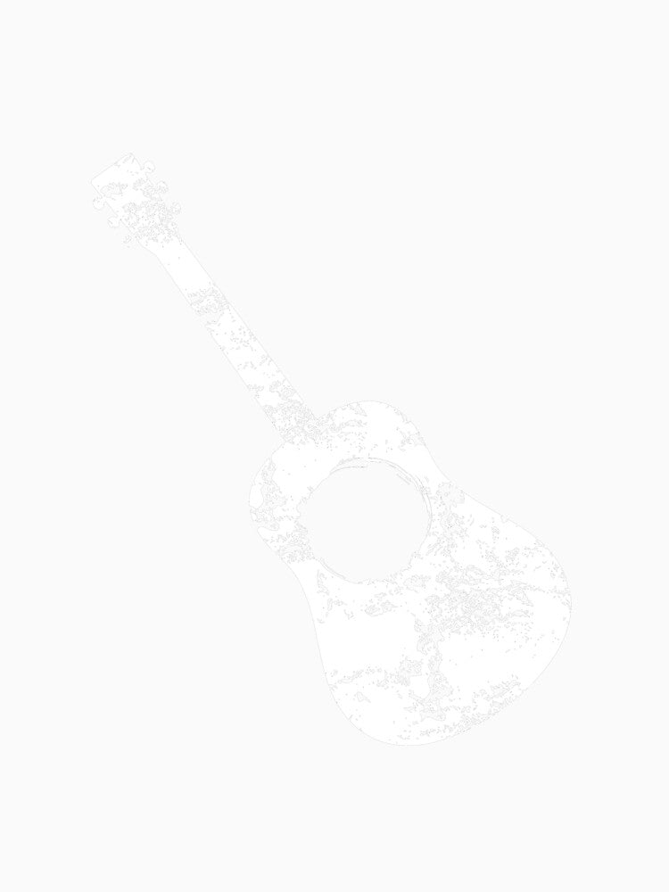 Acustic Guitar Dark Grunge Design for Guitars Lovers by StanPera