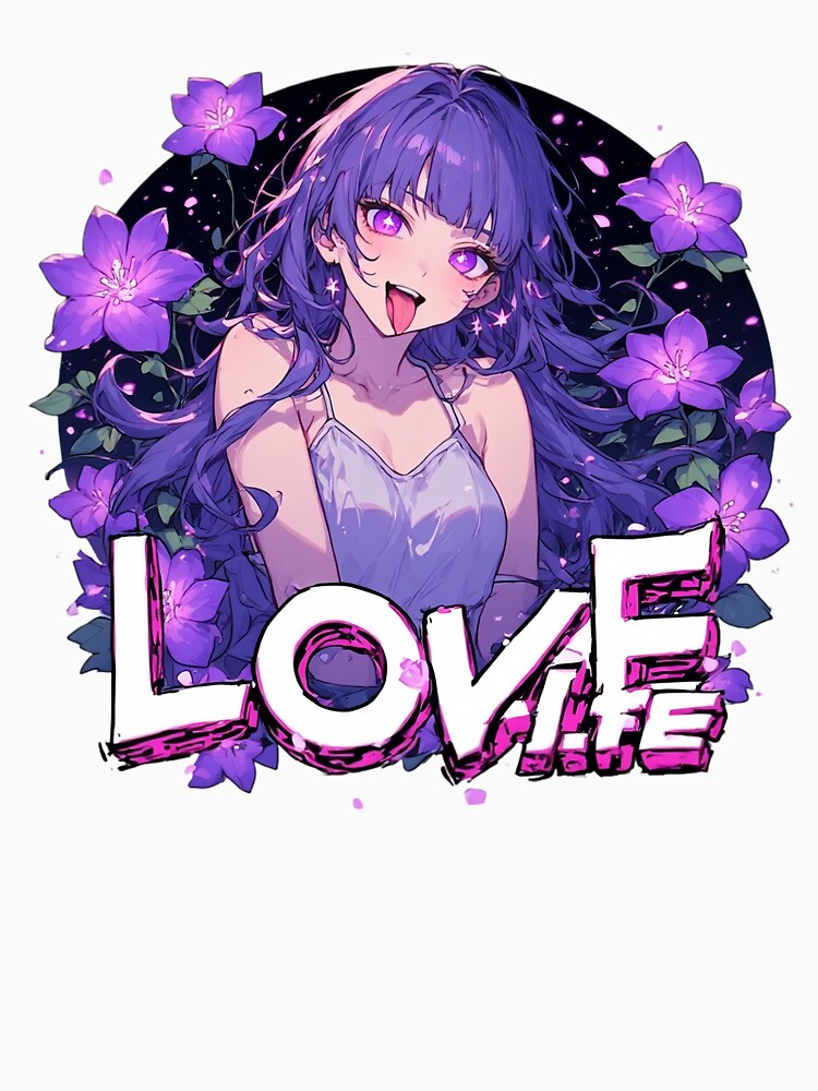 Anime purple girl by Radhestore