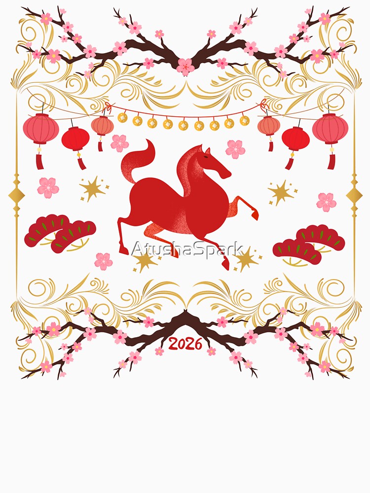 Year of The Horse - Chinese New Year Essential & Colorful Gift by AtushaSpark