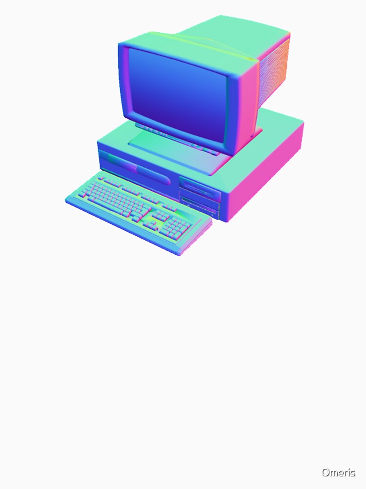 vaporwave computer by Omeris