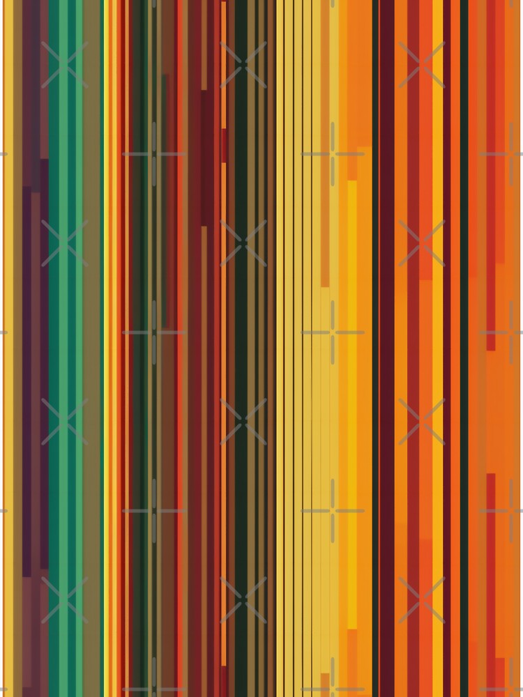Parallel Linear pattern | Retro colors - Orange Palette by Hazmat-AI7