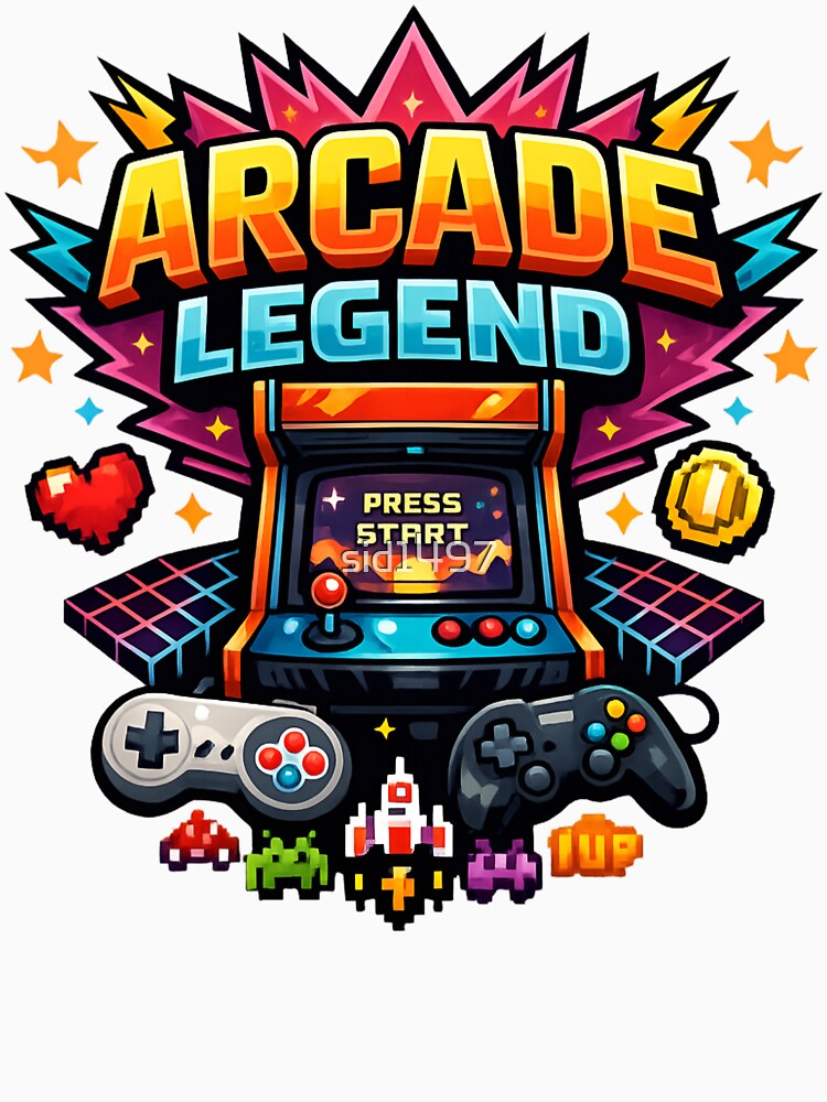 Arcade Legend - Retro Gaming by SidTastic