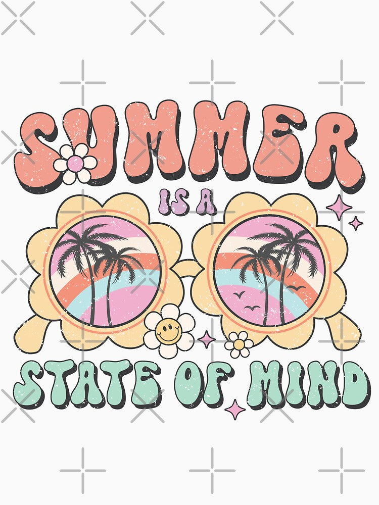 "Summer State of Mind" Groovy Aesthetic by FlawlessSeams