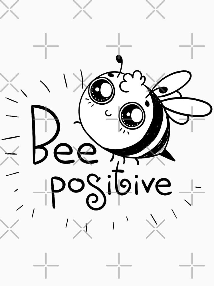 Bee positive shits, bee positive hats, bee positive shower curtain, bee positive backpack, bee positive dress, bee positive phone cases by Poussyarts