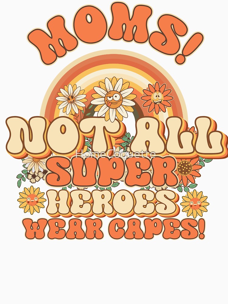 Moms funny quote Retro quote gift for funny mother Vintage floral pattern by HomeCoquette