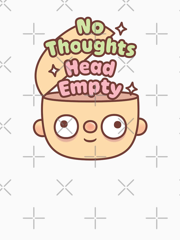 Funny Head No Thoughts Head Empty Meme by rustydoodle