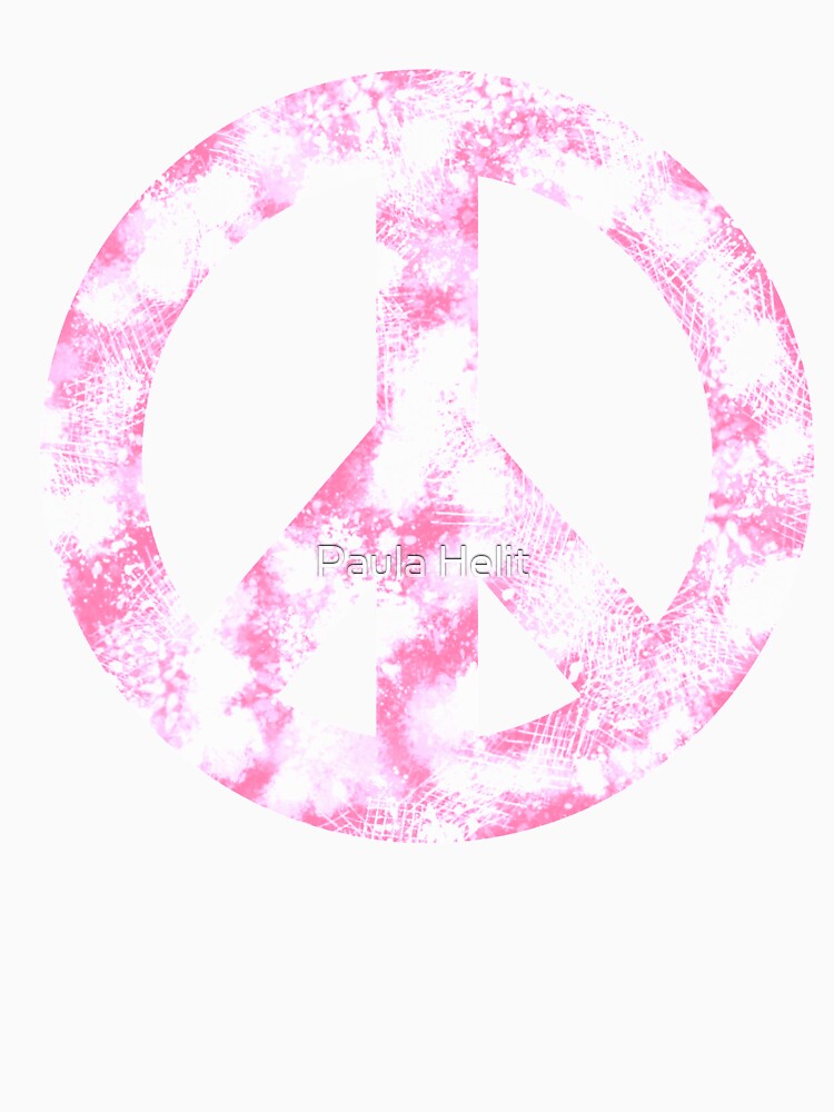 Peace Sign Vintage Distressed Hippie Freedom Retro by Paula Helit