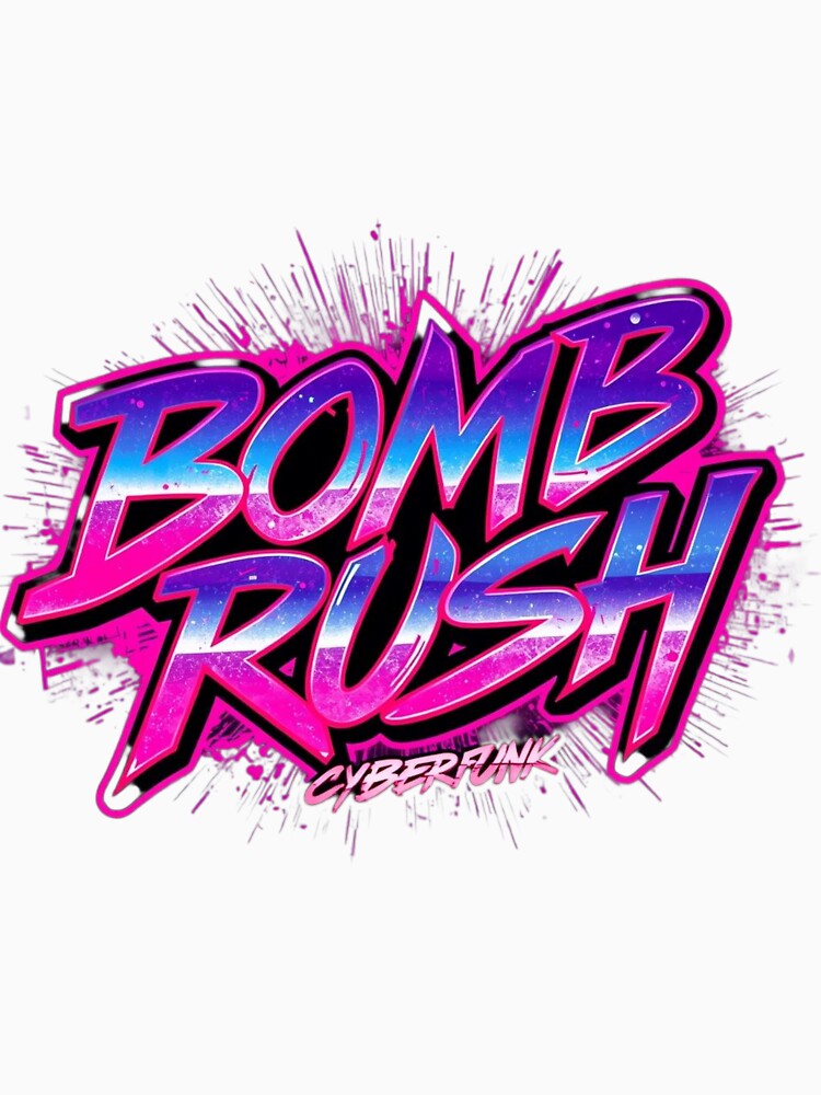 Bomb Rush Cyberfunk Retro Neon by Nejjar-store