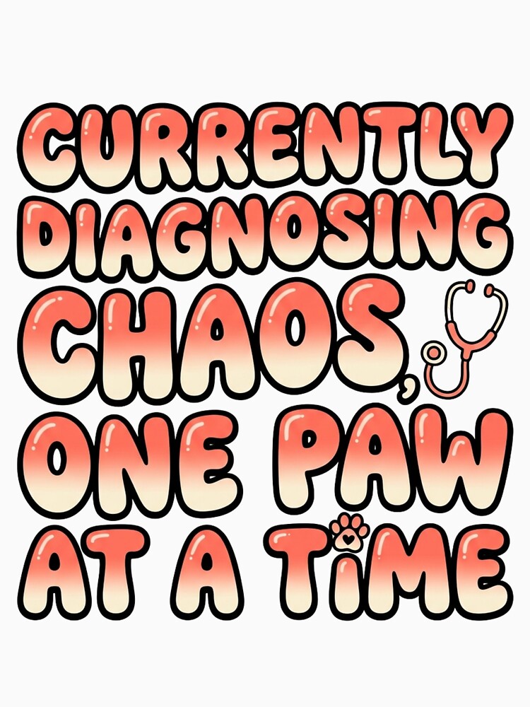 Diagnosing Chaos One Paw At A Time Funny Quote by StickVerse by Owais