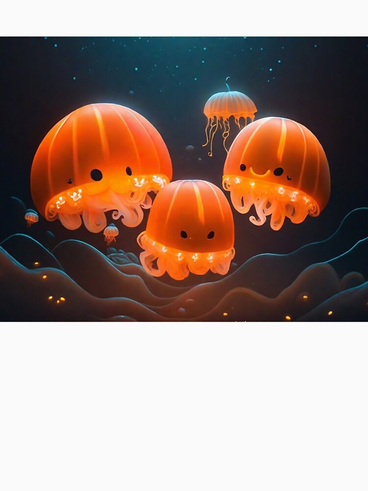 Fintastic Halloween Sea Creatures - Spooky and Sweet Ocean Animal Designs by blue-planet-art