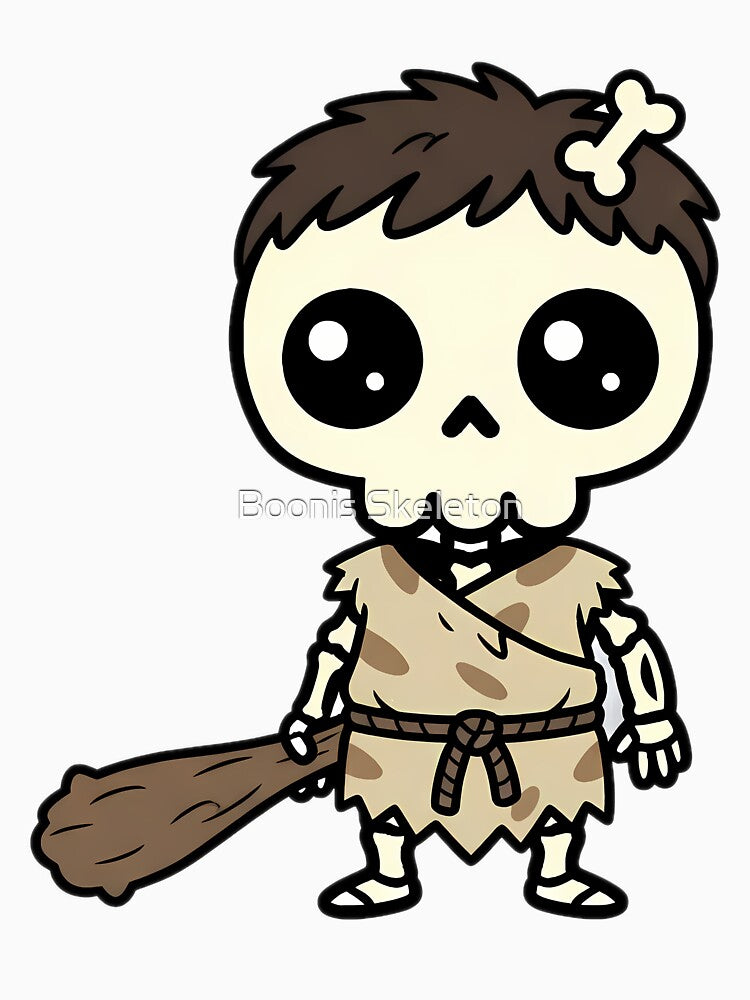 Caveman Boonis Skeleton by Boonis Skeleton