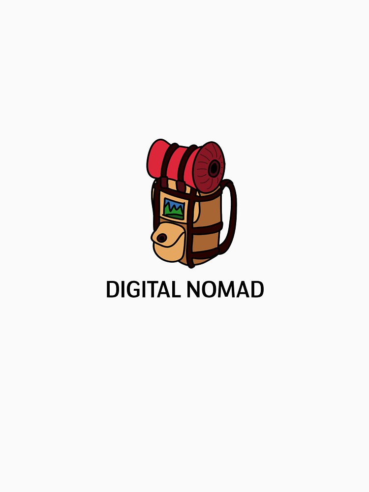 Digital Nomad: Backpack Design by ChriseryMerch