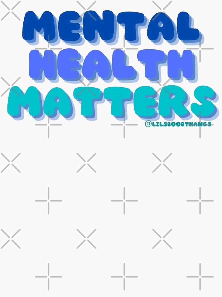 Mental Health Matters. v7c, blue | lilsboobthangs by lilsboobthangs