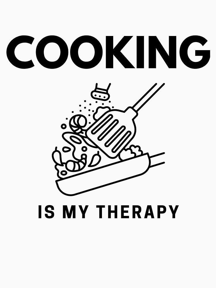 “Cooking is my Therapy” handmade creative leisure activities. by DamiCrea82