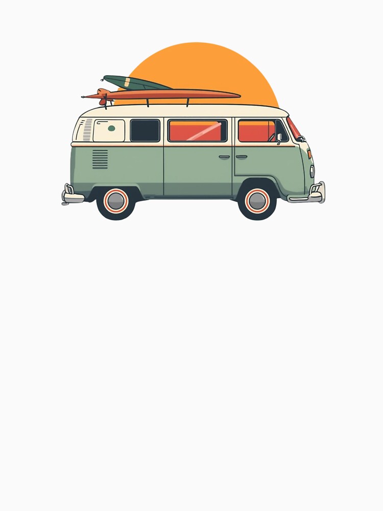 Retro Surf Van by garts