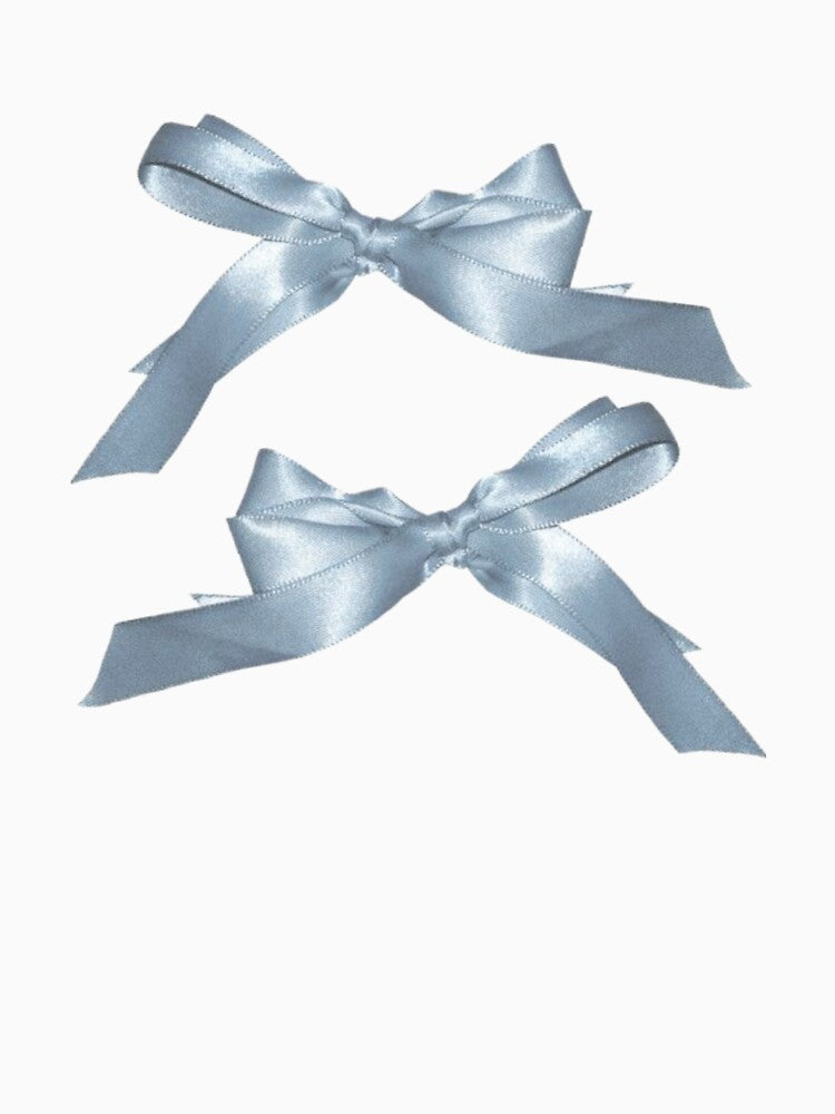 Coquette baby blue bows by Pixiedrop