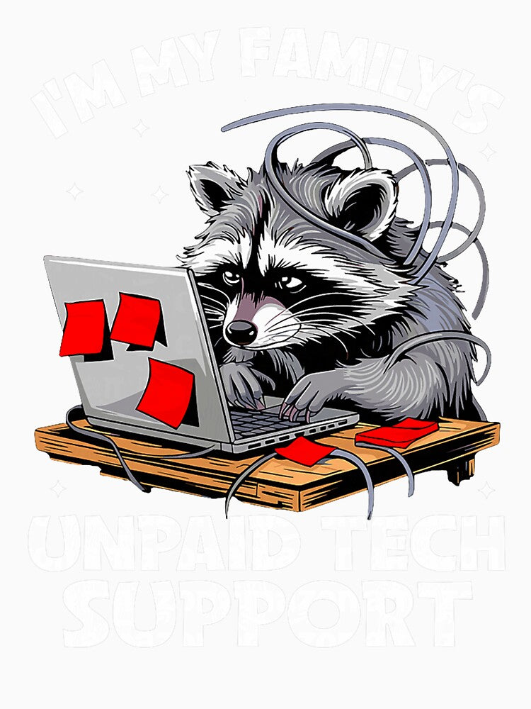 I'm My Family's Unpaid Tech Support Tech Guy Meme Graphic by averyfisher