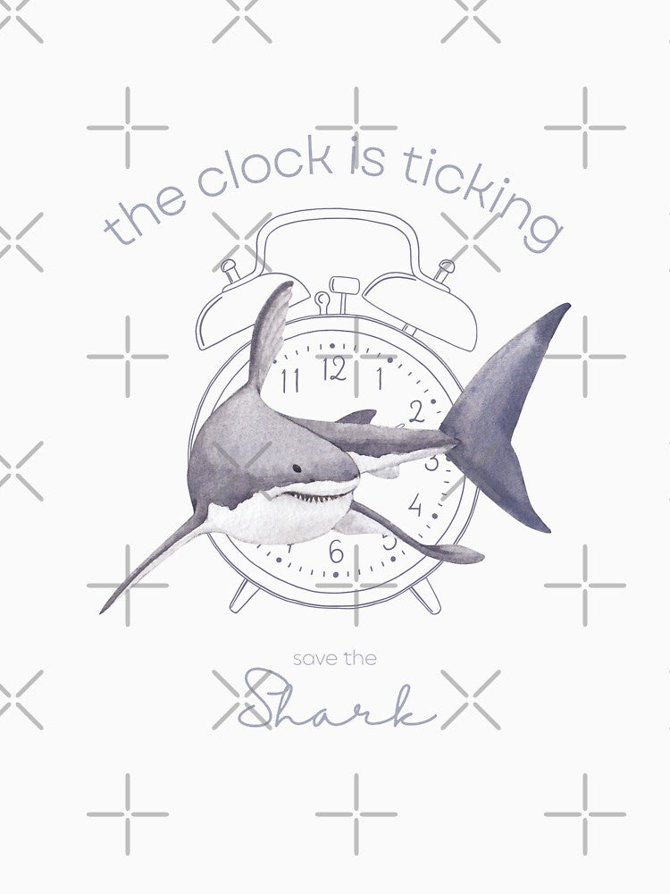 Protect The Shark Save the Shark The Clock is Ticking Coasters by MagicWolfStar