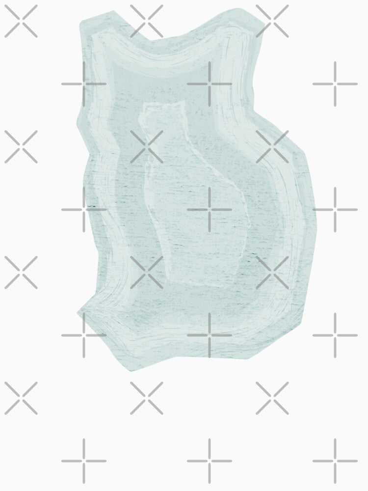 Agate Cat Stone Flow Watery Light Blue by miavaldez