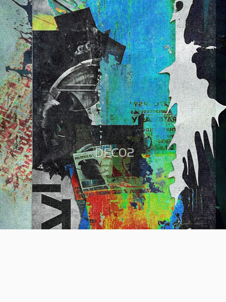 Street Art Grunge-Style Industrial Urban Aesthetic Abstract by DEC02