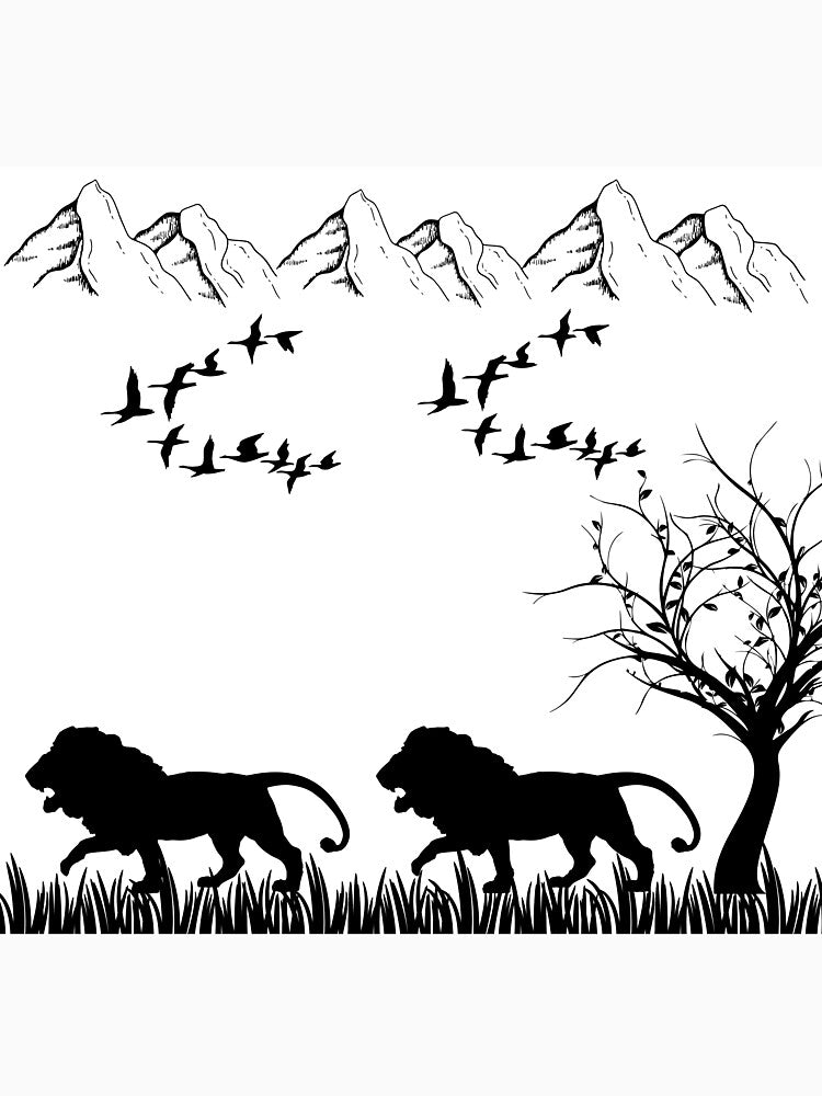 Wildlife art design on merchandise by markthespark