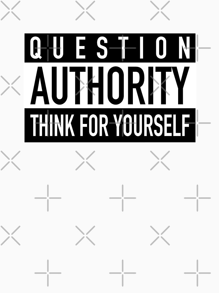Question Authority by MangaCortaTees