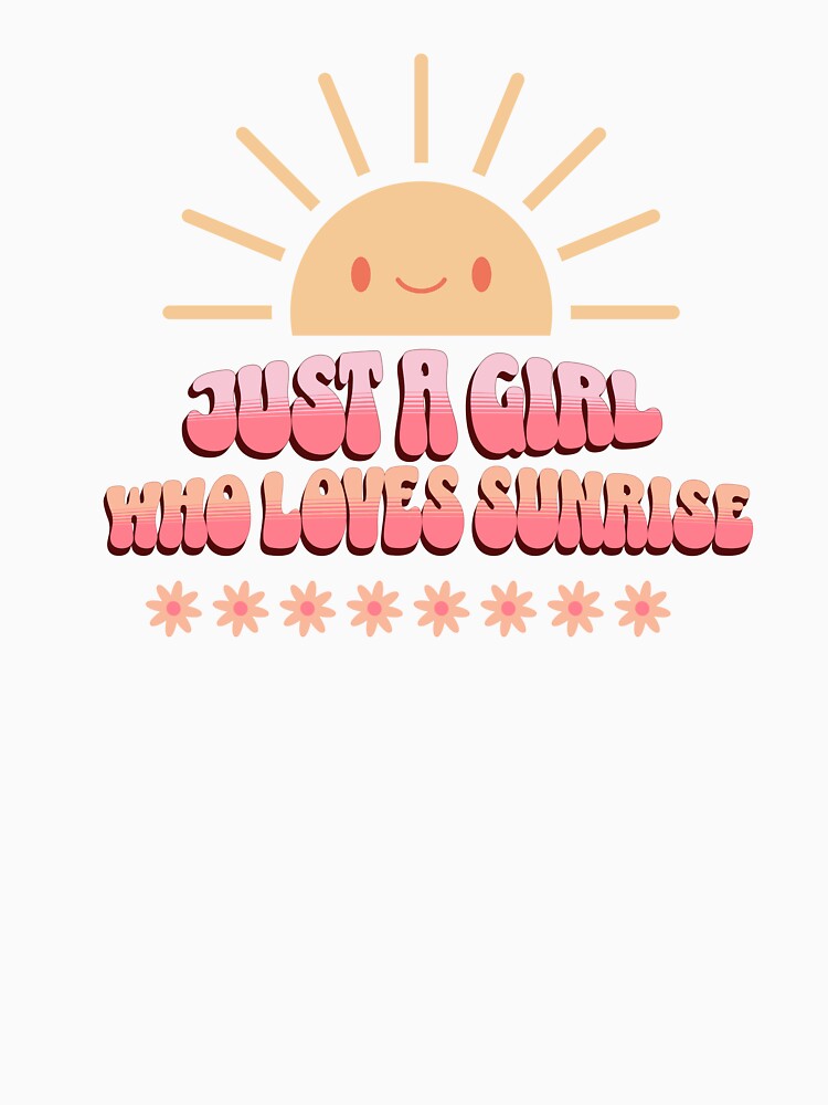 Just a girl who loves sunrise by IvyLoveArt