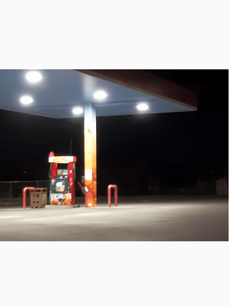 Liminal Space Gas Station Night by vmswgacu99