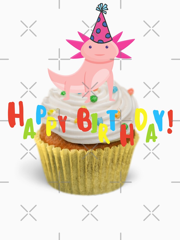 Happy Axolotl Birthday by BronikowskiART