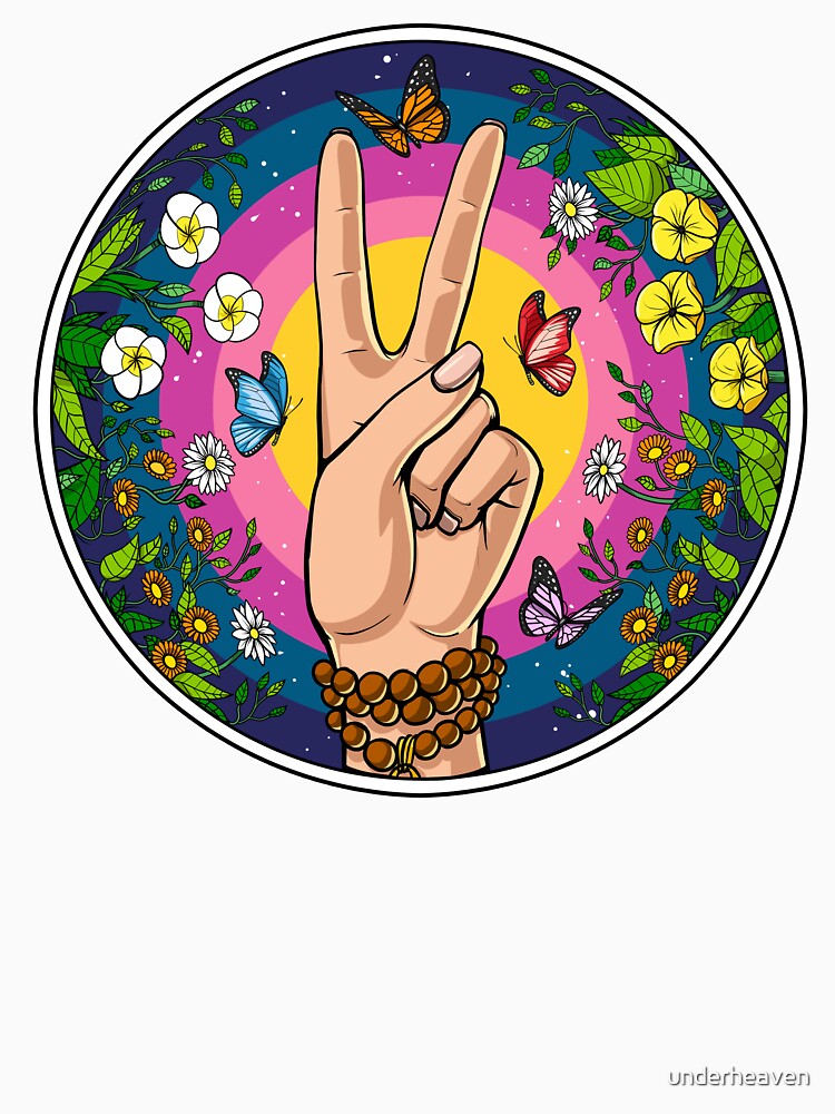 Hippie Peace Sign by underheaven
