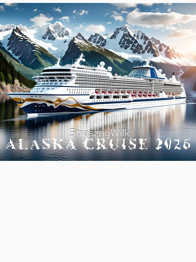 Majestic Alaska Cruise 2026 with Mountain Backdrop by StrasznyWilk