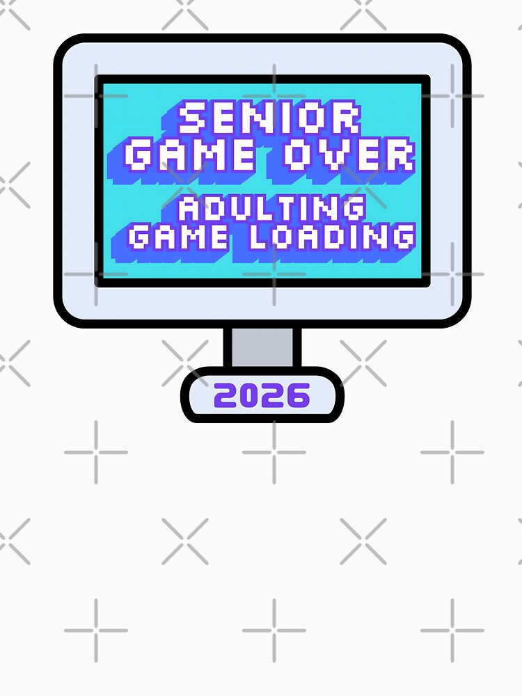 Gaming Senior Graduation T-shirt — Gamer Grad Class of 2026 Gift by SquirrelDesignLLC