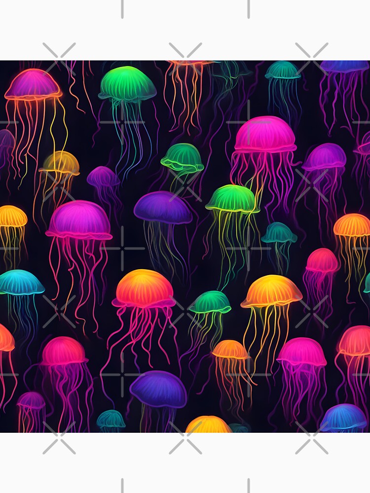 Neon jellyfish by lori189