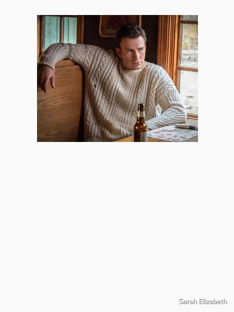 chris evans knives out sweater by lukowskisar