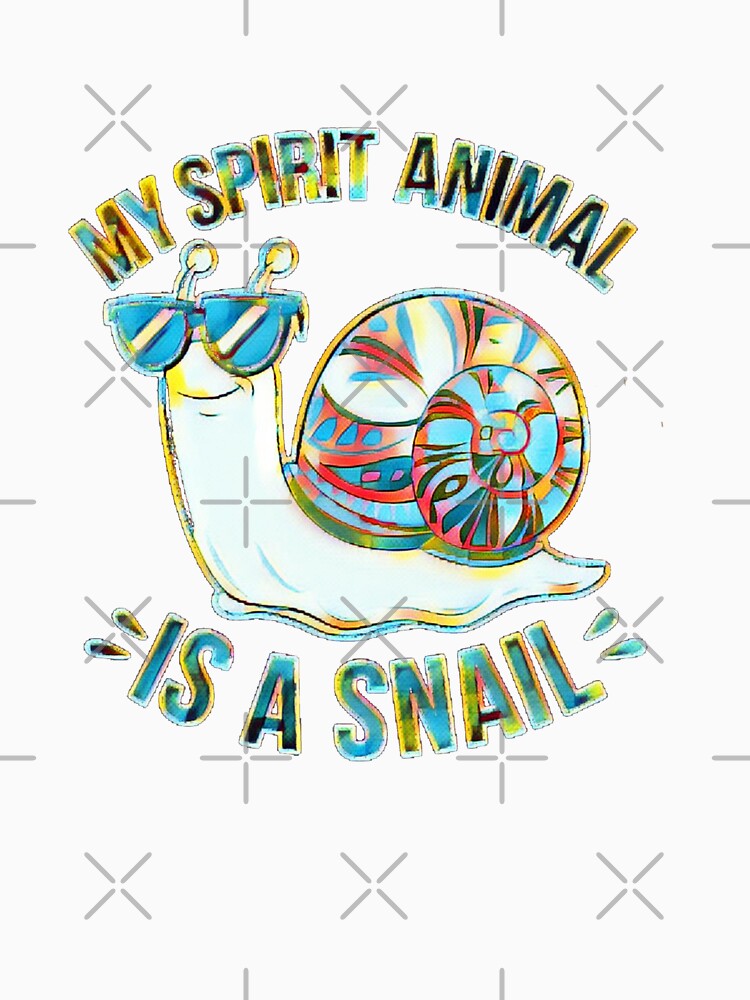 My Spirit Animal Is a Snail  Slow Life Quote #4 by creativerooney