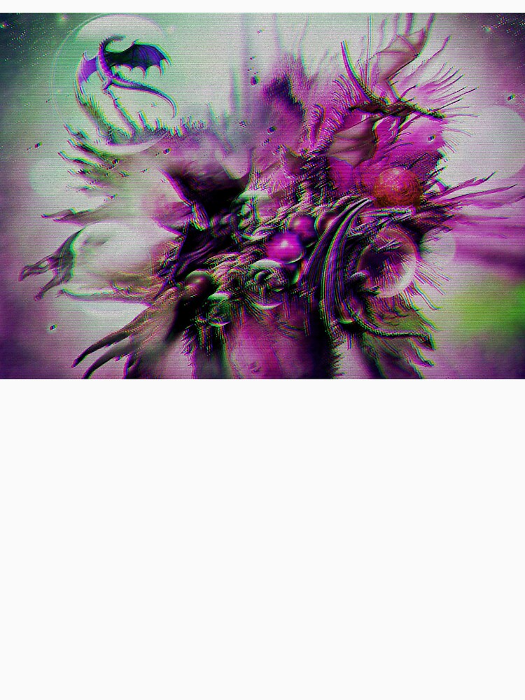 Glitch Chaos Dragon Tamer- Purple by BioDigital-Jazz