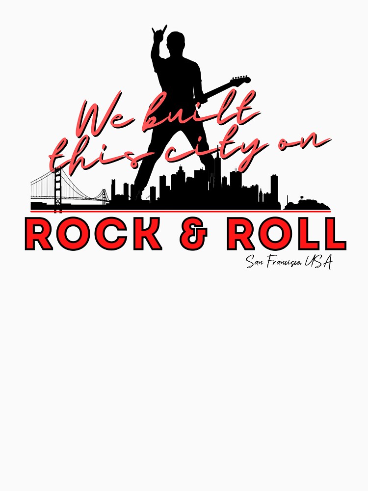 We Built this City - San Francisco, Red by Mean-Musician